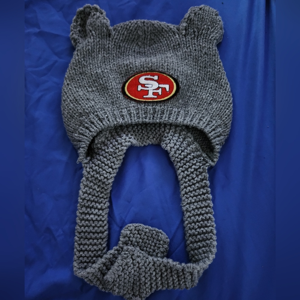 Knitted 49ers Beanie